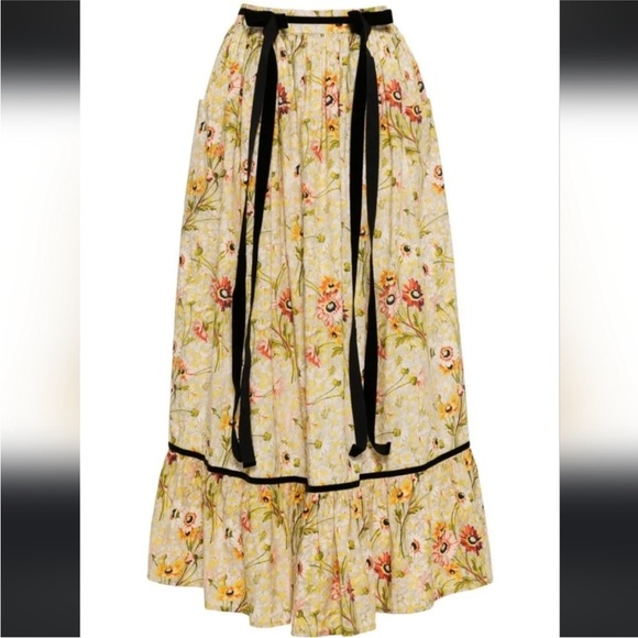 NWOT Batsheva x Laura Ashley Plus Sz 14 Kipp Skirt in Witton Floral - Picture 4 of 9